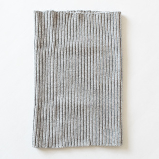 カシミヤリブスヌード(FLANNEL GREY) カシミヤリブスヌード(FLANNEL GREY)