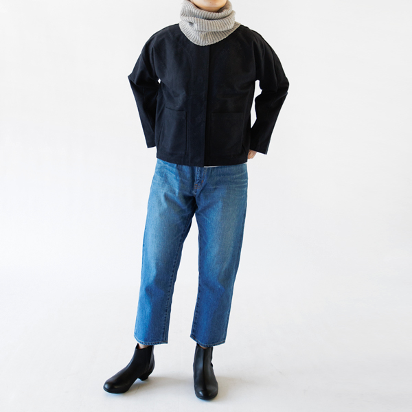 身長163cm(FLANNEL GREY)