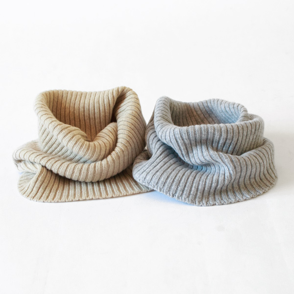 カシミヤリブスヌード カシミヤリブスヌード