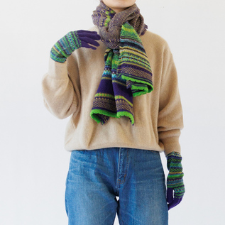 【美品⭐️】スコットランドERIBE製ニットマフラー マフラー／ERIBE（エリべ）｜愛着を持ってずっと使いたいモノを集めた