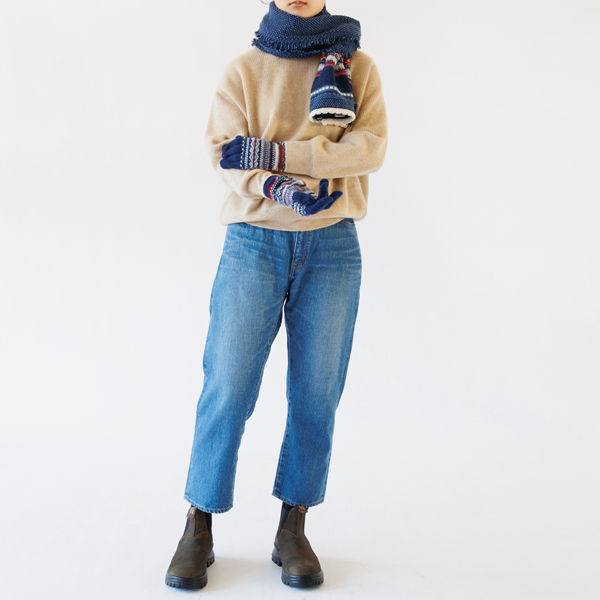 レディース手袋と一緒に(BLUE MORNIG)