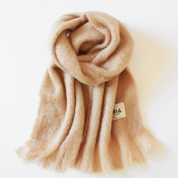 モヘヤ マフラー(CAMEL) モヘヤ マフラー(CAMEL)