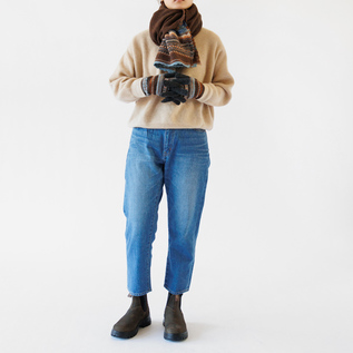 【美品⭐️】スコットランドERIBE製ニットマフラー マフラー／ERIBE（エリべ）｜愛着を持ってずっと使いたいモノを集めた