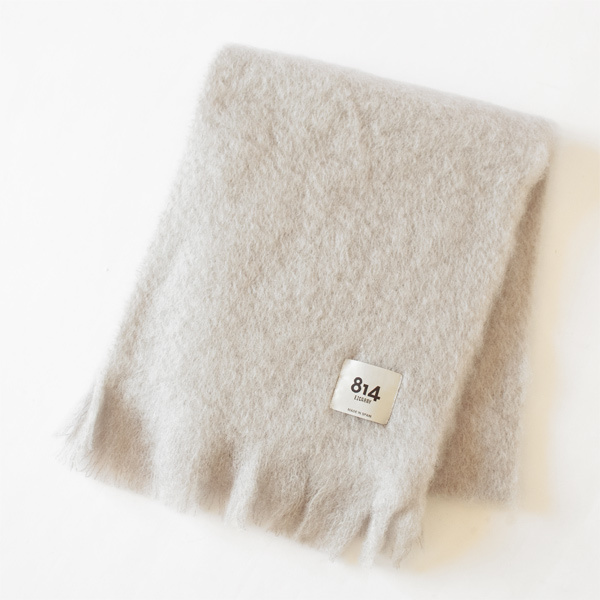 モヘア マフラー（LIGHT GRAY）