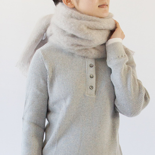 最終価格 新品タグ付 Mantas Ezcaray モヘア ボリューム マフラー 全5色】FOULARD LISO モヘアボリュームマフラー | MANTAS EZCARAY