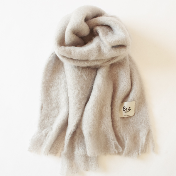 モヘヤ マフラー(LIGHT GRAY) モヘヤ マフラー(LIGHT GRAY)