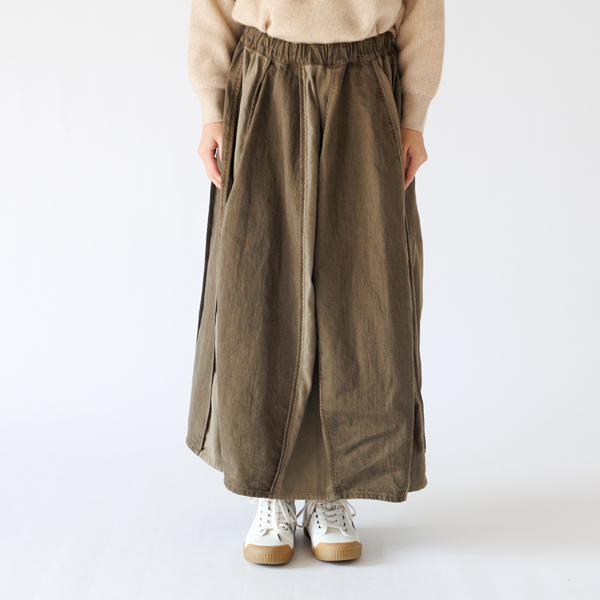 身長163cm・カーキ