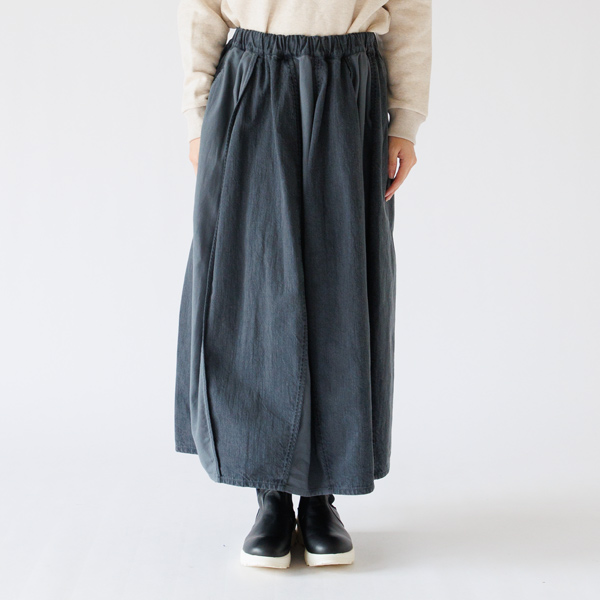 身長163cm・チャコールグレー