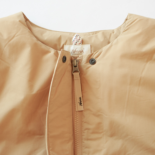 ノーカラーダウンコート(BEG2 TAN WM) ノーカラーダウンコート(BEG2 TAN WM)