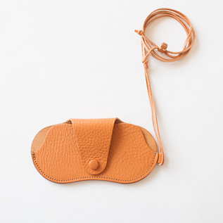 Glasses case with strap