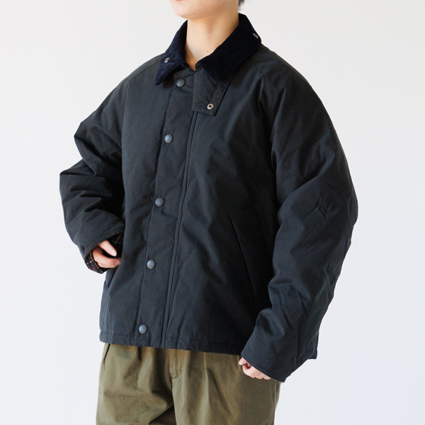 BARBOUR TRANSPORT 中綿ブルゾン (NAVY/36)