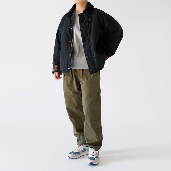 コーチジャケットのようにラフに (NAVY/36・身長163cm)