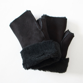 SHEEPSKIN MITTEN WITHOUT FINGERS TUBE MITTEN
