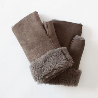 SHEEPSKIN MITTEN WITHOUT FINGERS TUBE MITTEN