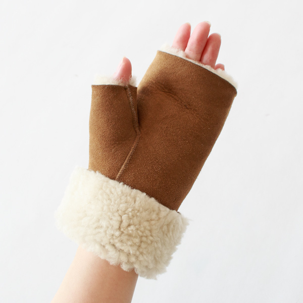 指なしシープスキンミトン TUBE MITTEN／Owen Barry（オーエンバリー