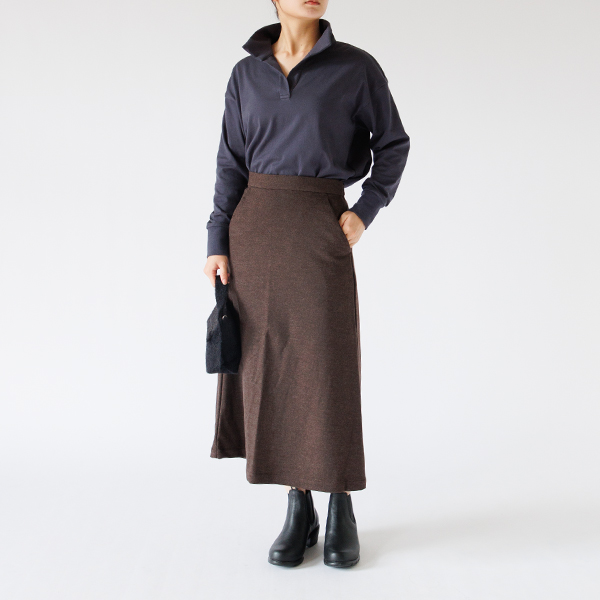 身長163cm・CHARCOAL