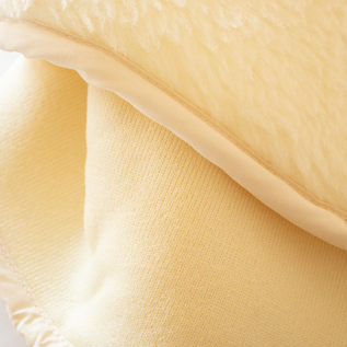 Organic cotton and undyed wool blanket／SaFo/heart / Shop ZUTTO