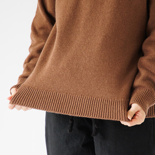 ウォッシャブルニット WASHABLE BOUMOU MERINO P/O／YONETOMI NEW