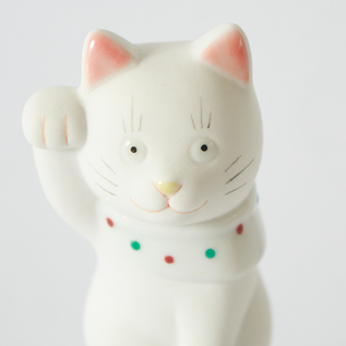 二寸ちょうえもん招猫／上出長右衛門窯（かみでちょうえもんがま