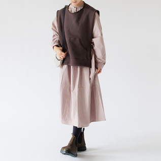 表側(身長163cm・BROWN)