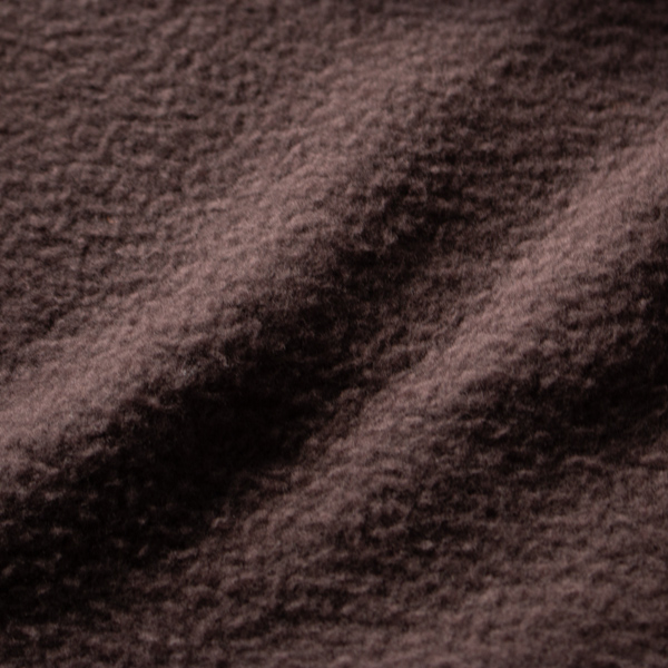 ナッピング起毛と呼ばれる加工を施した裏毛(BROWN) ナッピング起毛と呼ばれる加工を施した裏毛(BROWN)