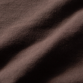 30/7番手の裏毛生地(BROWN)