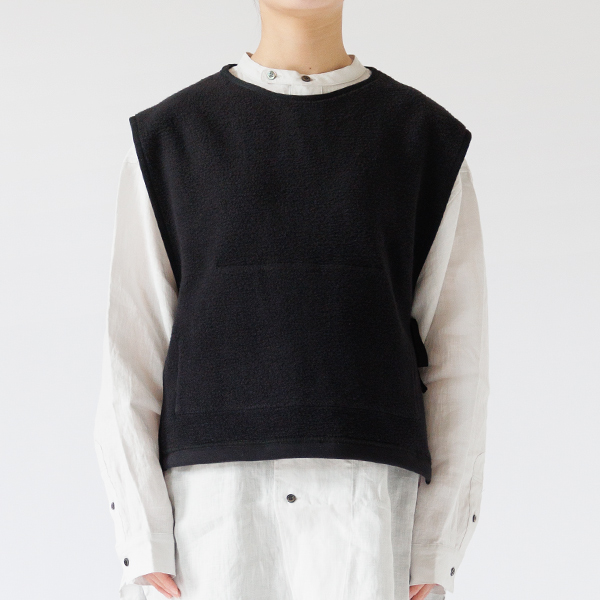 起毛側(身長163cm・BLACK) 起毛側(身長163cm・BLACK)