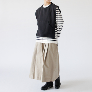 表側(身長163cm・BLACK)