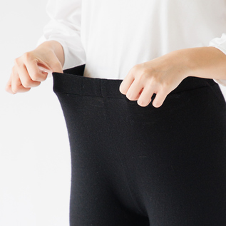 ウエストは総ゴム(身長163cm・BLACK) ウエストは総ゴム(身長163cm・BLACK)