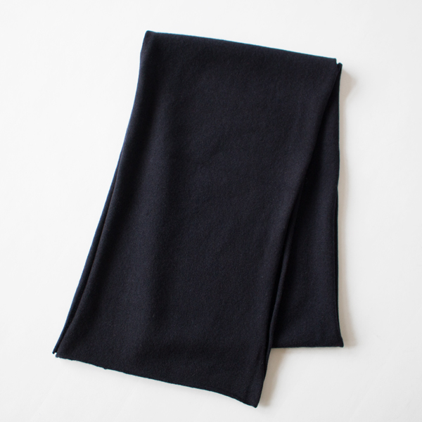モンゴルカシミヤ ライトマフラー(NAVY)