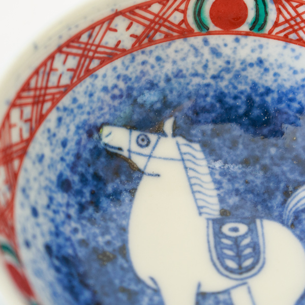 中国・明時代の古染付を起源とする「吹墨」という技法 中国・明時代の古染付を起源とする「吹墨」という技法