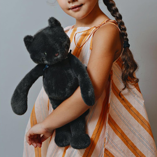 ぬいぐるみ・マスコット MAILOU TRADITION cat MAILOU TRADITION Cat Meloe / Anthracite 37cm - pippi baby&kids