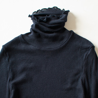 Ribbed Turtleneck Long Sleeve