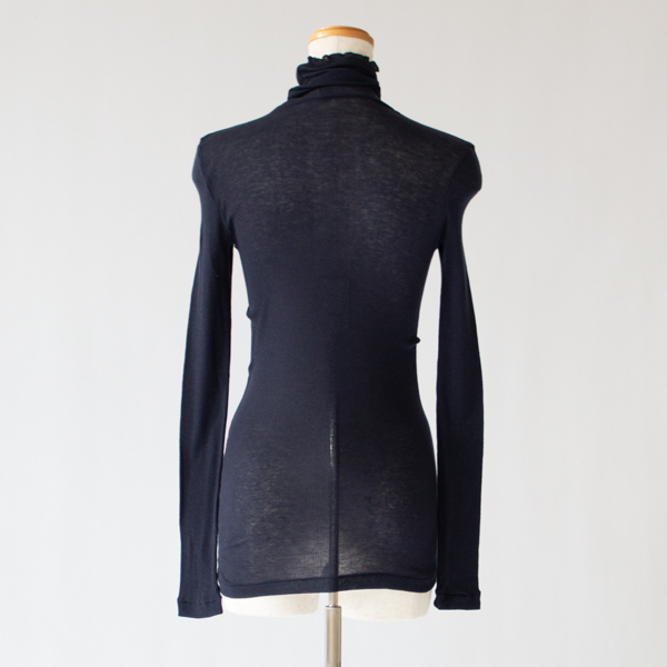 リブタートルネックロングスリーブ(MIDNIGHTNAVY) リブタートルネックロングスリーブ(MIDNIGHTNAVY)