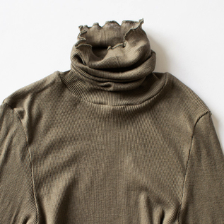 Ribbed Turtleneck Long Sleeve