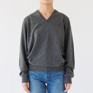 12G GEELONG LAMBSWOOL Vネック セーター／ALAN PAINE（アラン ペイン 