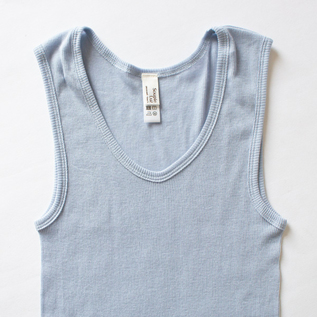 RIBBED CREW TANK TOP