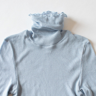 Ribbed Turtleneck Long Sleeve