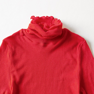 Ribbed Turtleneck Long Sleeve