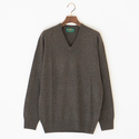 12G GEELONG LAMBSWOOL Vネック セーター