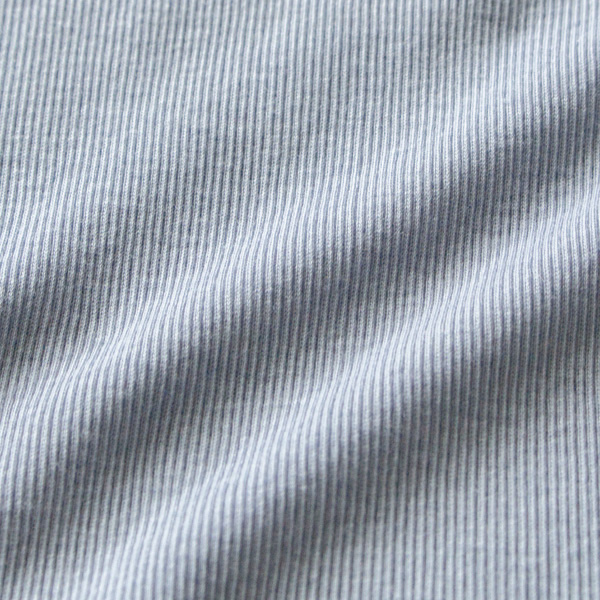 リブクルーネックロングスリーブ(CLOUDY BLUE) リブクルーネックロングスリーブ(CLOUDY BLUE)