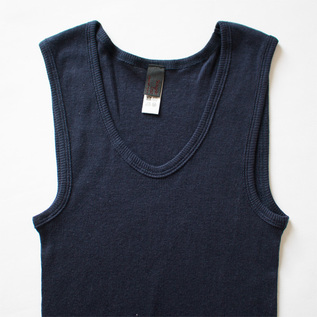 RIBBED CREW TANK TOP