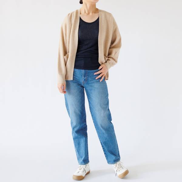 カーディガンのインナーに(MIDNIGHTNAVY) カーディガンのインナーに(MIDNIGHTNAVY)