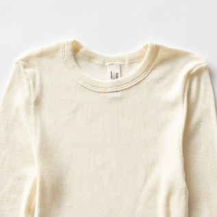 RIBBED CREW NECK LONG SLEEVE