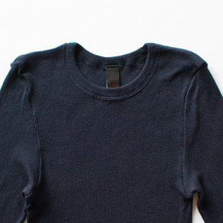 RIBBED CREW NECK LONG SLEEVE