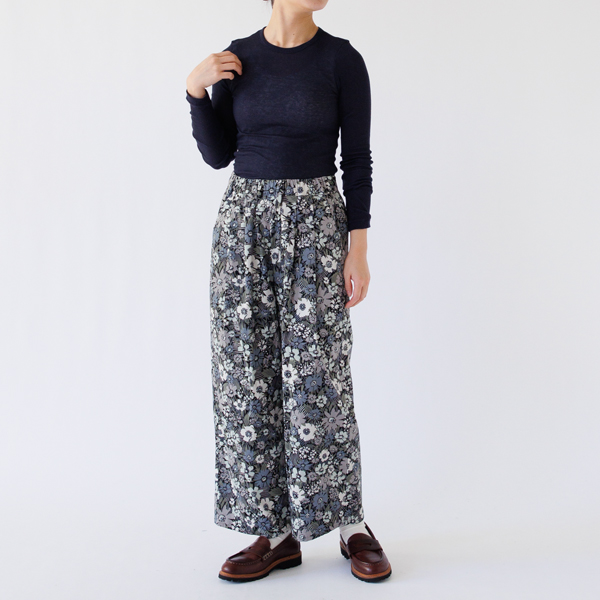 リブクルーネックロングスリーブ(MIDNIGHTNAVY) リブクルーネックロングスリーブ(MIDNIGHTNAVY)