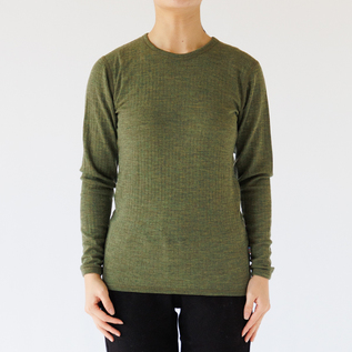 限定色 ウール ロングスリーブ NEEDLE DROP WOOL／joha（ヨハ）｜愛着