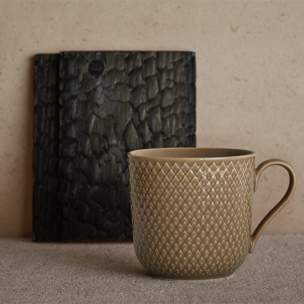 RHOMBE EARTH DINNERWARE マグカップ(Clay)