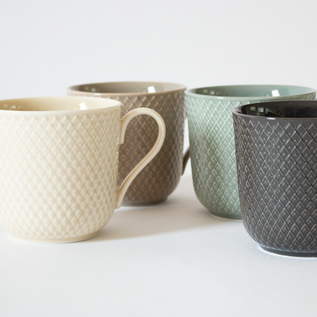 RHOMBE EARTH DINNERWARE マグカップ／Lyngby Porcelaen（リュンビュー