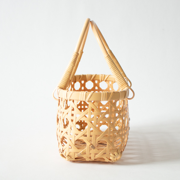 白竹八ツ目編バッグ